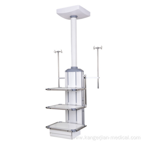 KDD-7 cailing double arm medical tower adjustable height single electric lifting horizontal rotation surgical pendant